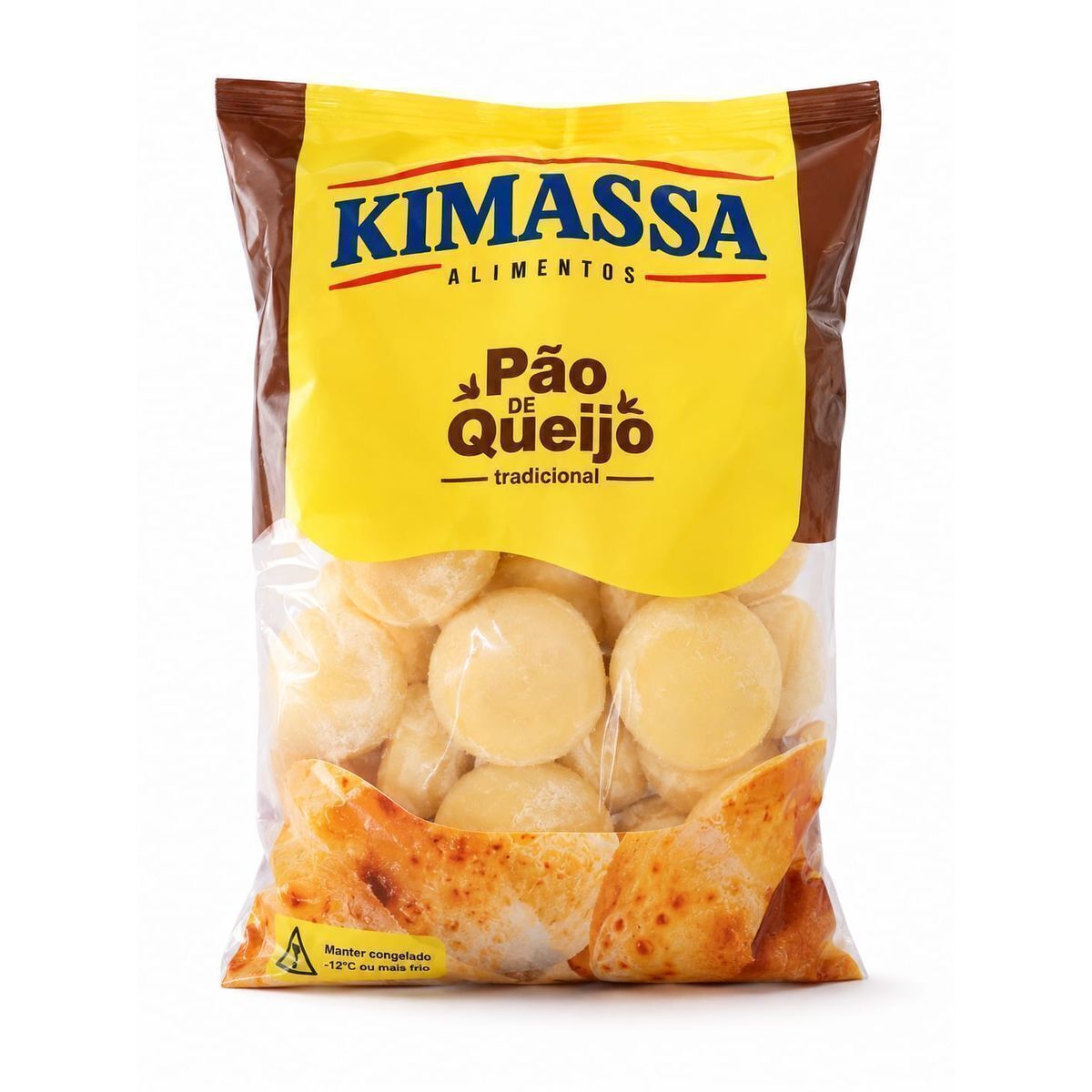 Pacote de pão de queijo congelado da Kimassa
